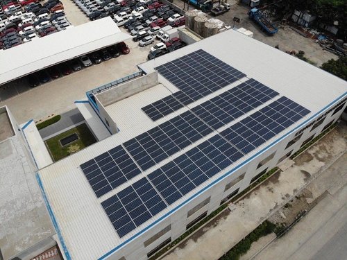 Mazda commercial solar installation