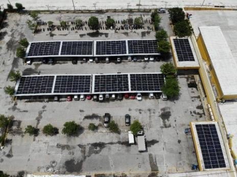 WALMART SUBIC commercial solar installation