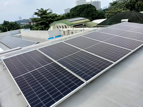Elsa Qua residential solar installation by NetSolar
